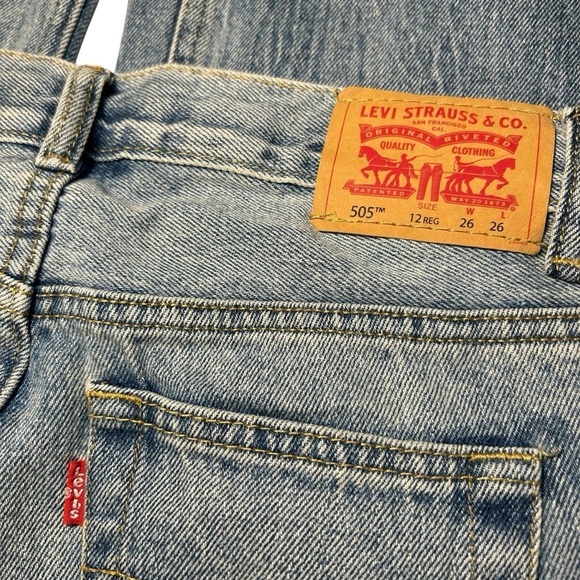 NWT Levi’s 505 Regular Straight Leg Jeans Sz 26 x 26 - Picture 7 of 11